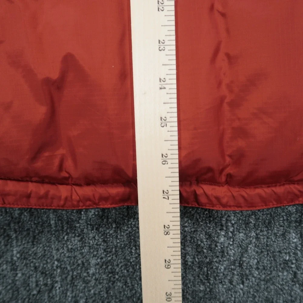 Eddie Bauer Vest Mens‎ Large Blue Orange Goose Down Reversible Full Zip Pockets